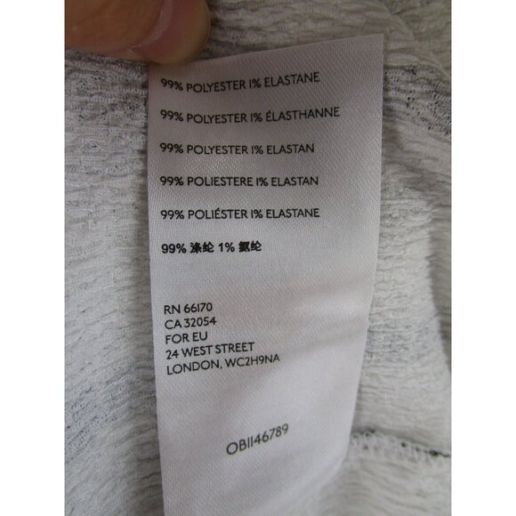 Anthropologie Top Small White Pullover Boho Striped Raglan V-Neck - Picture 10 of 11